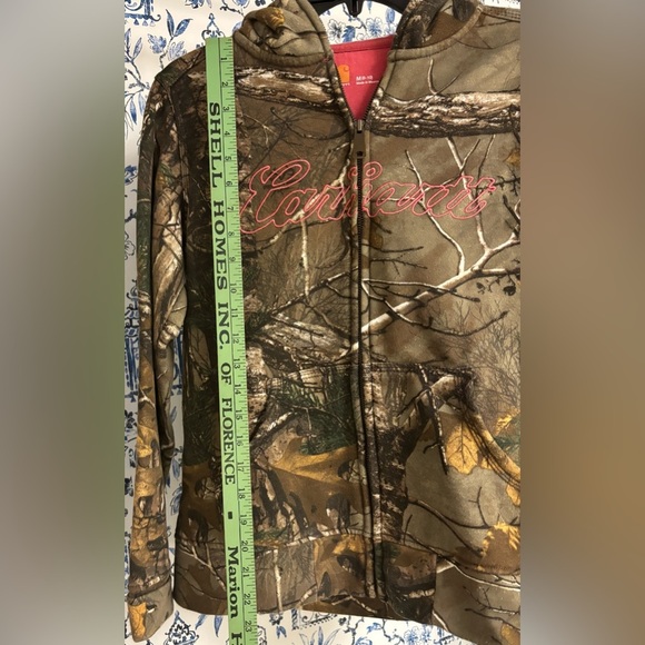 *Vintage* Women’s size medium, 90’s pink-camo carhartt zip up - Picture 6 of 7